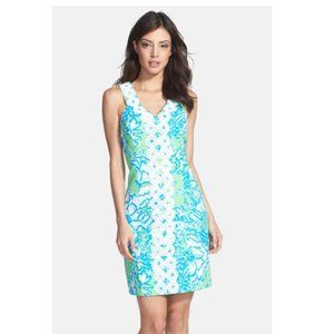 Lilly Pulitzer Trudy Go Go Green lace trim dress 2